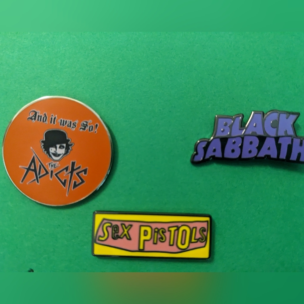 Punk Rock Enamel Pin Set